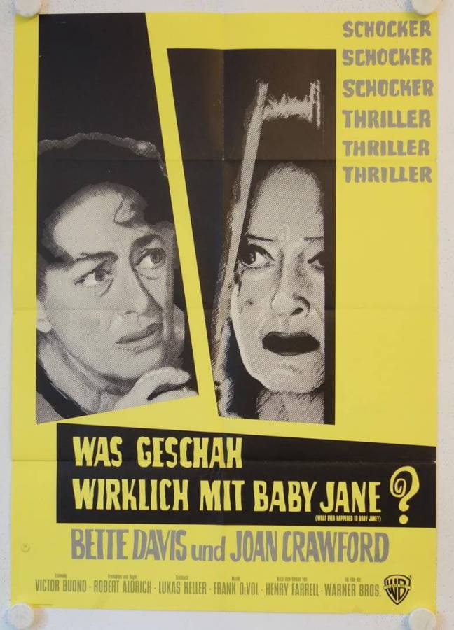 Whatever happened to Baby Jane? original release german movie poster